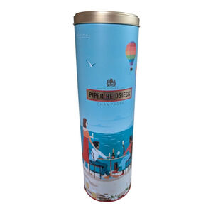 Piper-Heidsieck Champagne Gift Tin Box David Doran Spring Edition EMPTY TIN ONLY